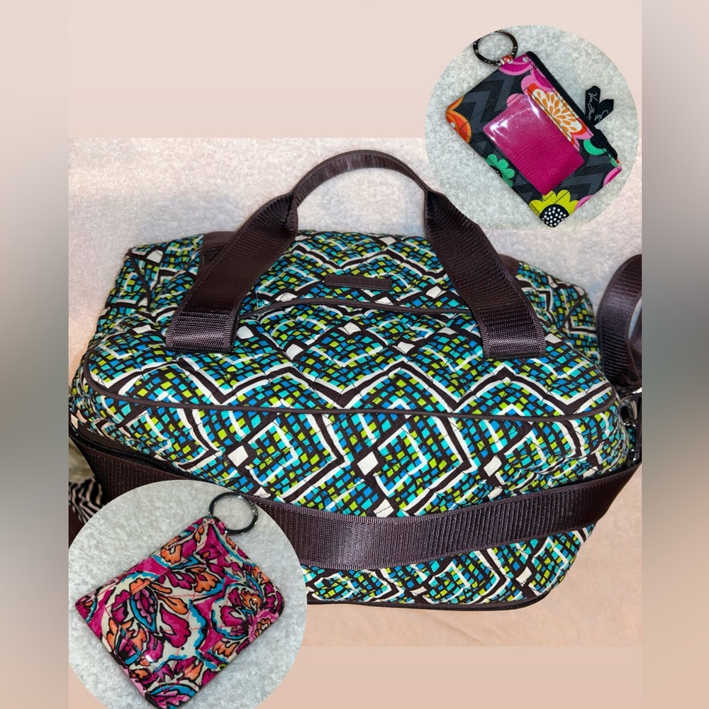 Vera Bradley Multicolor Geometric Women's Bag, Wallet & ID holder